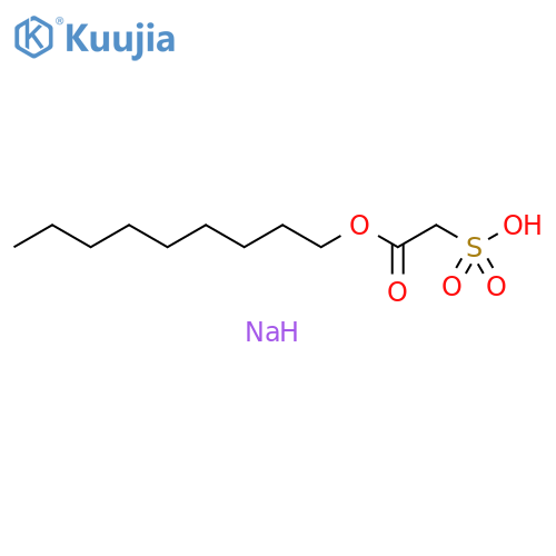 Acetic acid, sulfo-, 1-nonyl ester, sodium salt structure