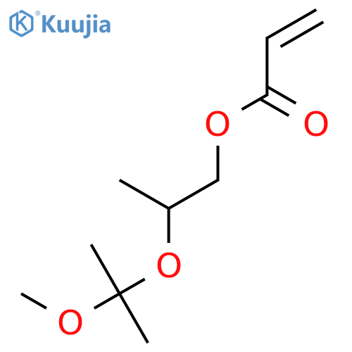 2-Propenoic acid, 2-(1-methoxy-1-methylethoxy)propyl ester structure