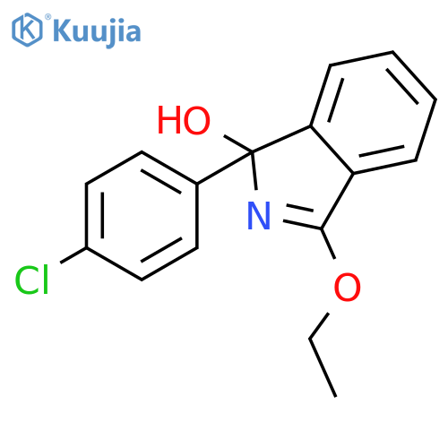 1H-Isoindol-1-ol, 1-(4-chlorophenyl)-3-ethoxy- structure