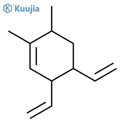 3,4-bis(ethenyl)-1,6-dimethylcyclohexene structure