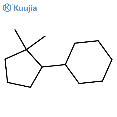 2,2-Dimethylcyclopentylcyclohexane structure