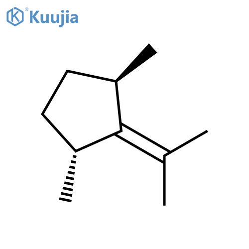 Cyclopentane, 1,3-dimethyl-2-(1-methylethylidene)-, (1R,3R)-rel- structure