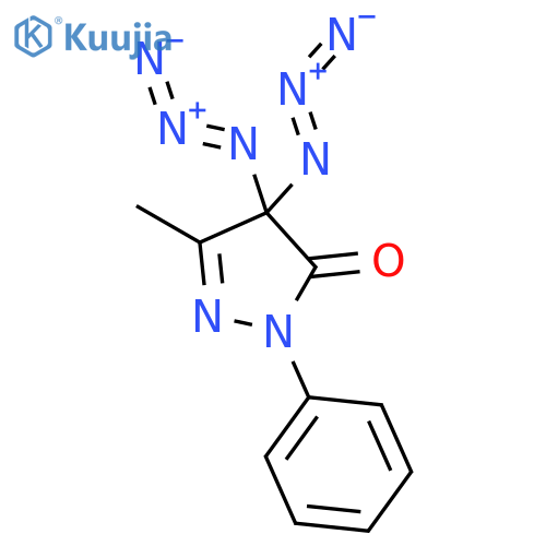 3H-Pyrazol-3-one, 4,4-diazido-2,4-dihydro-5-methyl-2-phenyl- structure