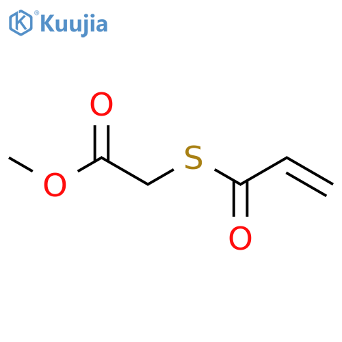Acetic acid, [(1-oxo-2-propenyl)thio]-, methyl ester structure