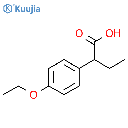2-(4-Ethoxyphenyl)butanoic acid structure
