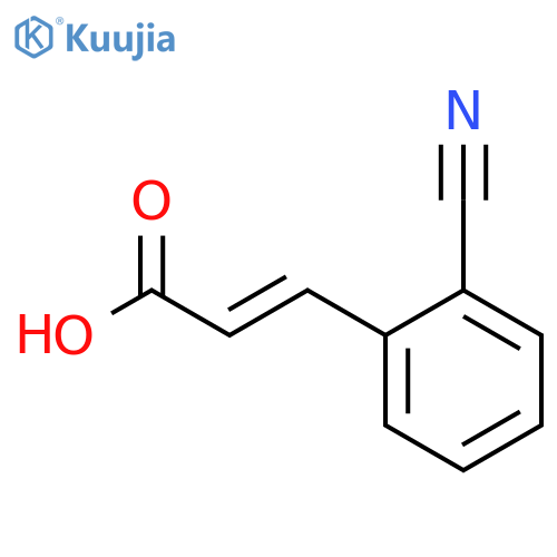 2-Propenoic acid,3-(2-cyanophenyl)- structure