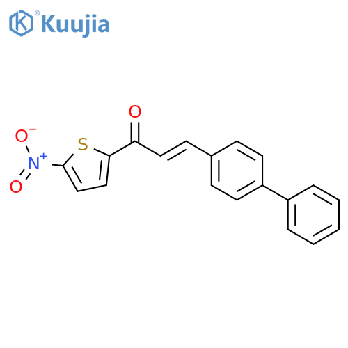 2-Propen-1-one, 3-[1,1'-biphenyl]-4-yl-1-(5-nitro-2-thienyl)- structure