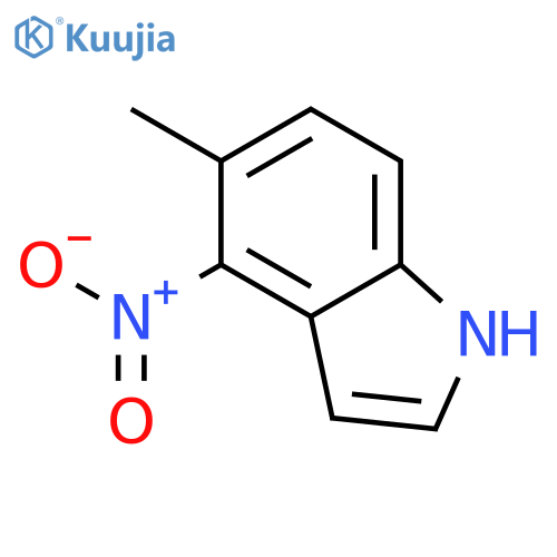 5-Methyl-4-nitro-1H-indole structure