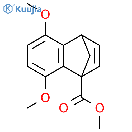 1,4-Methanonaphthalene-1(4H)-carboxylic acid, 5,8-dimethoxy-, methyl ester structure