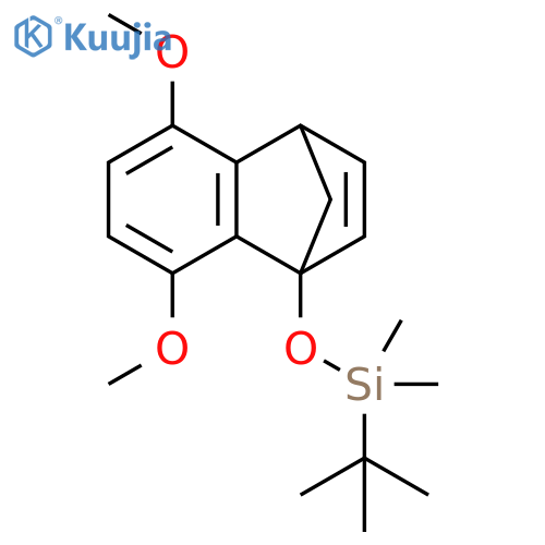 Silane,[(5,8-dimethoxy-1,4-methanonaphthalen-1(4H)-yl)oxy](1,1-dimethylethyl)dimethyl- structure
