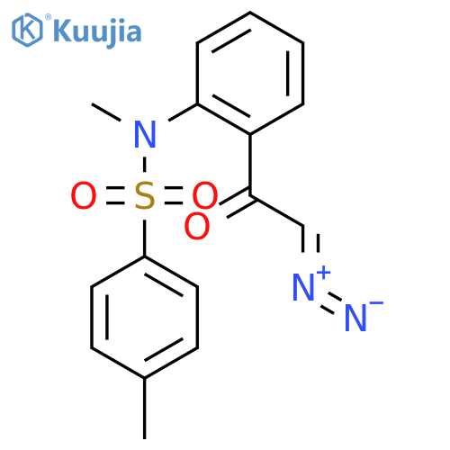 Benzenesulfonamide, N-[2-(diazoacetyl)phenyl]-N,4-dimethyl- structure