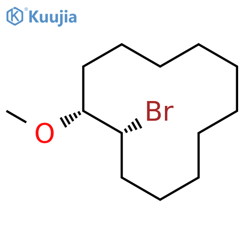 Cyclododecane, 1-bromo-2-methoxy-, (R*,R*)- structure