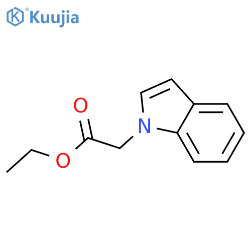 1H-Indole-1-acetic acid, ethyl ester structure