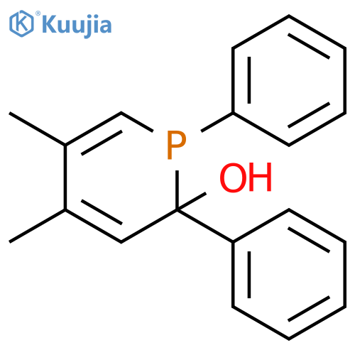 2-Phosphorinol, 1,2-dihydro-4,5-dimethyl-1,2-diphenyl- structure