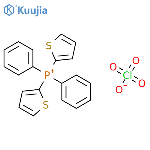 PHOSPHONIUM, DIPHENYLDI-2-THIENYL-, PERCHLORATE structure