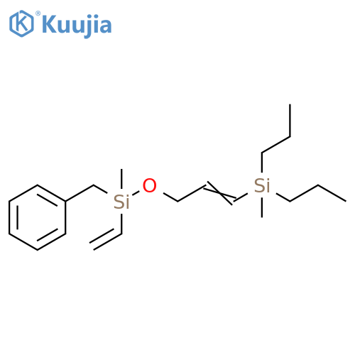 Silane,ethenylmethyl[[3-(methyldipropylsilyl)-2-propenyl]oxy](phenylmethyl)- structure