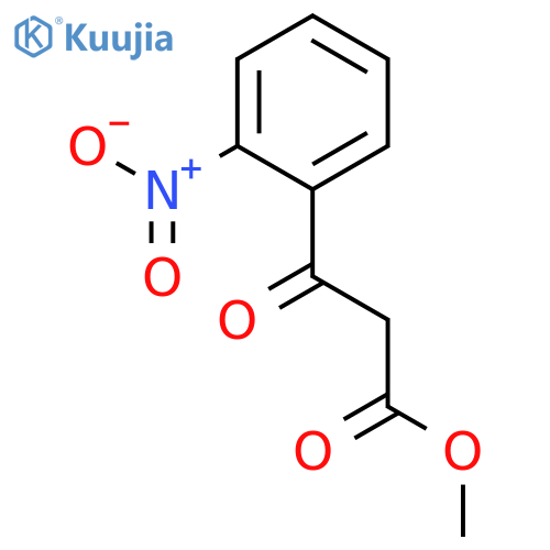 Benzenepropanoic acid, 2-nitro-b-oxo-, methyl ester structure