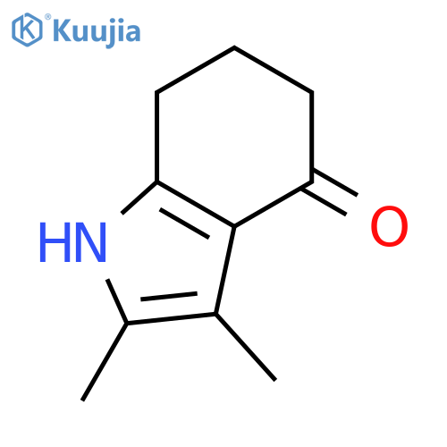 2,3-dimethyl-1,5,6,7-tetrahydro-4H-indol-4-one structure