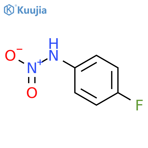 BENZENAMINE, 4-FLUORO-N-NITRO- structure