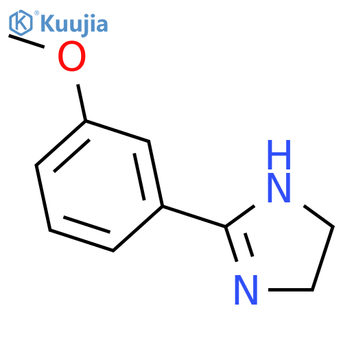 1H-Imidazole, 4,5-dihydro-2-(3-methoxyphenyl)- structure