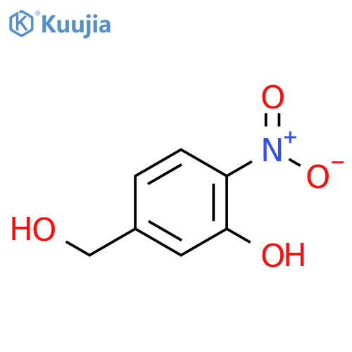 5-(hydroxymethyl)-2-nitrophenol structure