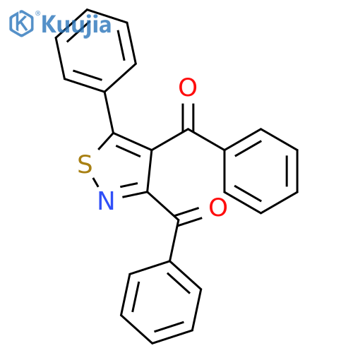 Methanone, (5-phenyl-3,4-isothiazolediyl)bis[phenyl- structure