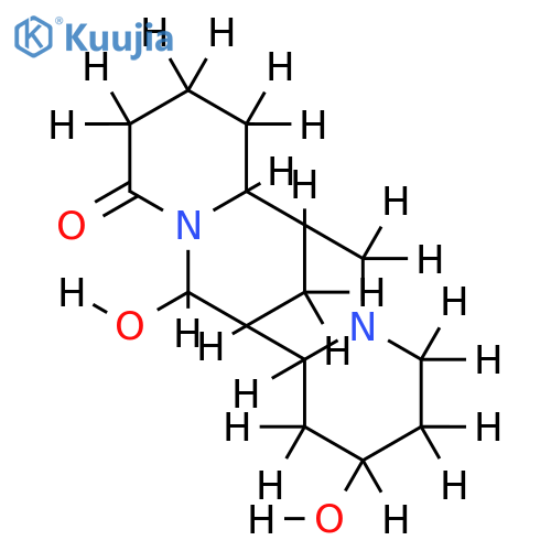6,9-dihydroxy-dodecahydro-7,14-methano-dipyrido[1,2-a;1',2'-e][1,5]diazocin-4-one structure