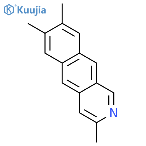 Benz[g]isoquinoline, 3,7,8-trimethyl- structure