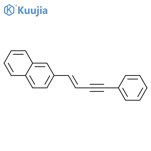 Naphthalene, 2-(4-phenyl-1-buten-3-ynyl)-, (E)- structure