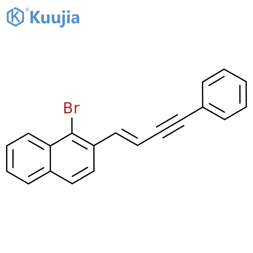 1-BROMO-2-(4-PHENYL-1-BUTEN-3-YNYL)NAPHTHALENE structure