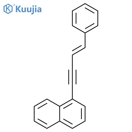 Naphthalene, 1-(4-phenyl-3-buten-1-ynyl)-, (E)- structure