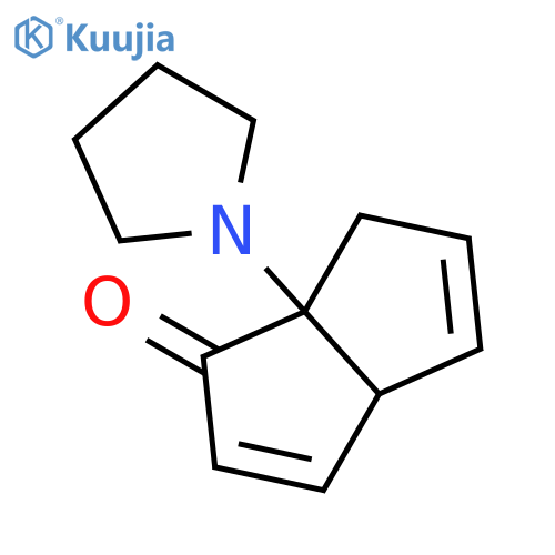 1(3aH)-Pentalenone, 6,6a-dihydro-6a-(1-pyrrolidinyl)- structure
