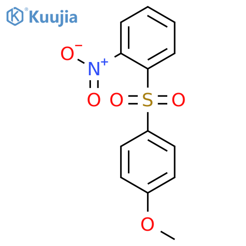 Benzene, 1-[(4-methoxyphenyl)sulfonyl]-2-nitro- structure