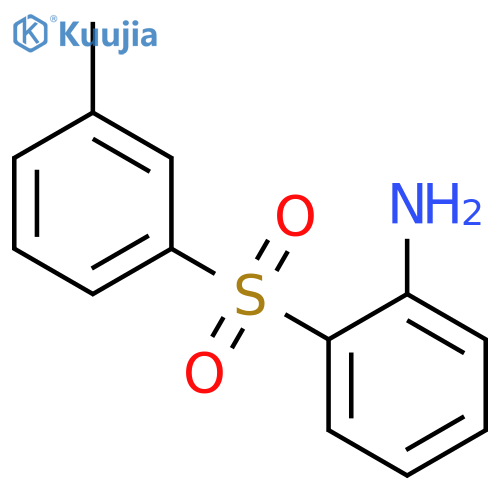 Benzenamine, 2-[(3-methylphenyl)sulfonyl]- structure