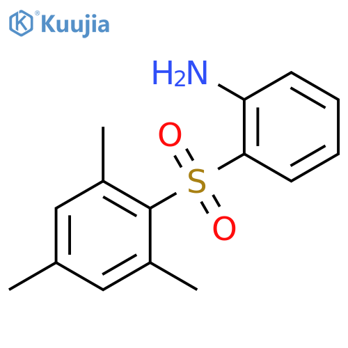 Benzenamine, 2-[(2,4,6-trimethylphenyl)sulfonyl]- structure