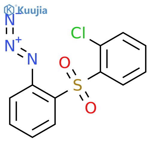 Benzene, 1-azido-2-[(2-chlorophenyl)sulfonyl]- structure