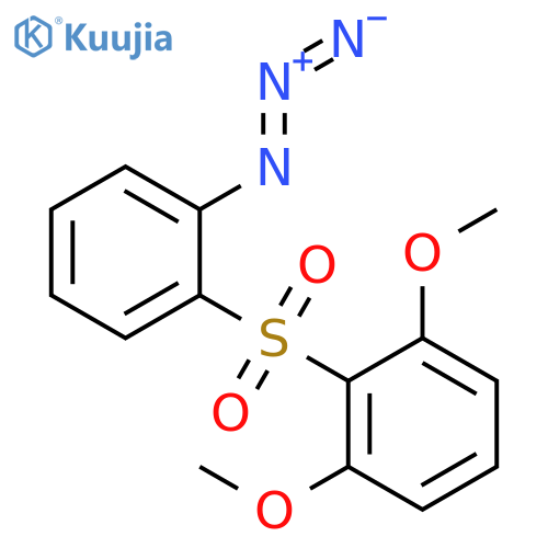 Benzene, 2-[(2-azidophenyl)sulfonyl]-1,3-dimethoxy- structure