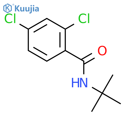 Benzamide, 2,4-dichloro-N-(1,1-dimethylethyl)- structure