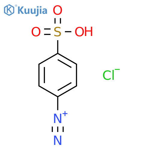 Benzenediazonium, 4-sulfo-, chloride structure