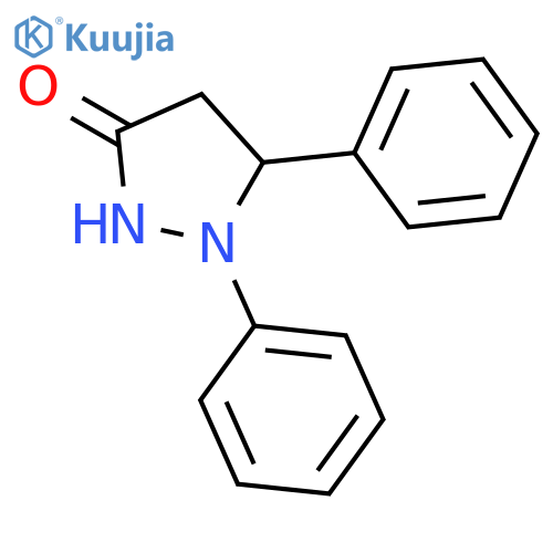 1,5-Diphenylpyrazolidin-3-one structure