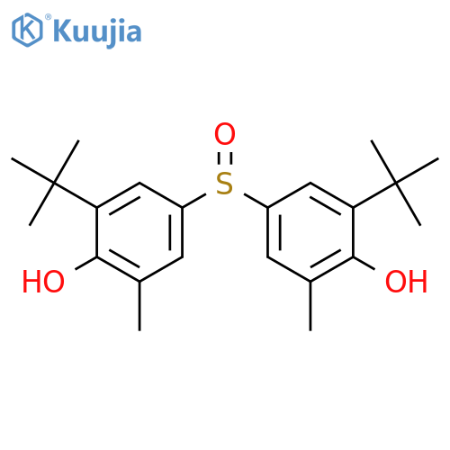Phenol, 4,4'-sulfinylbis[2-(1,1-dimethylethyl)-6-methyl- structure