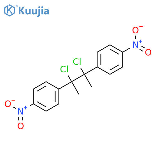 Benzene, 1,1'-(1,2-dichloro-1,2-dimethyl-1,2-ethanediyl)bis[4-nitro- structure