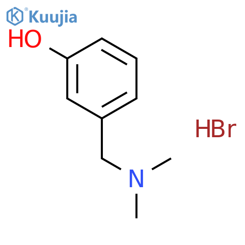 Phenol, 3-[(dimethylamino)methyl]-, hydrobromide structure