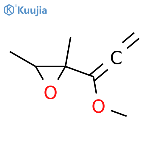 Oxirane, 2-(1-methoxy-1,2-propadienyl)-2,3-dimethyl- structure