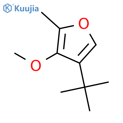 Furan, 4-(1,1-dimethylethyl)-3-methoxy-2-methyl- structure