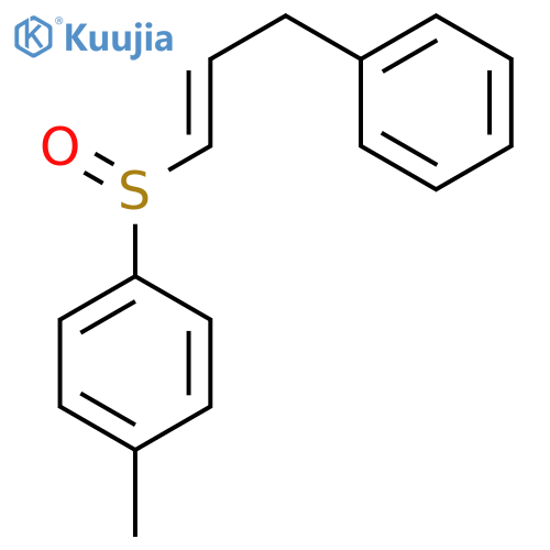 Benzene, 1-methyl-4-[(3-phenyl-1-propenyl)sulfinyl]- structure