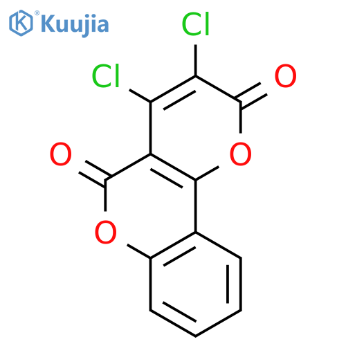 2H,5H-Pyrano[3,2-c][1]benzopyran-2,5-dione, 3,4-dichloro- structure
