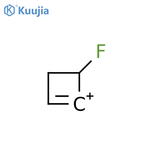Cyclobutenylium, 4-fluoro- structure