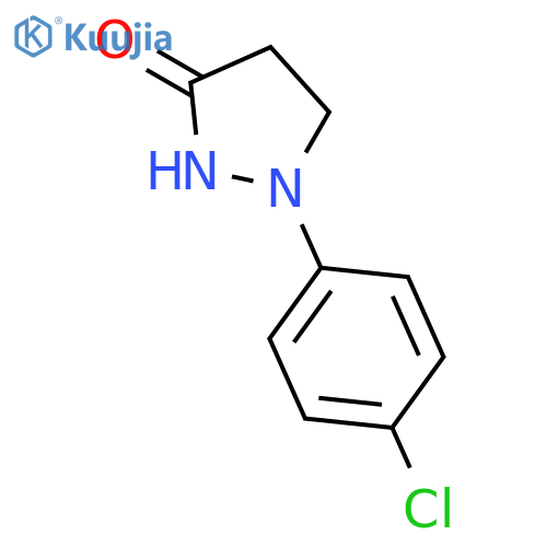 3-Pyrazolidinone, 1-(4-chlorophenyl)- structure