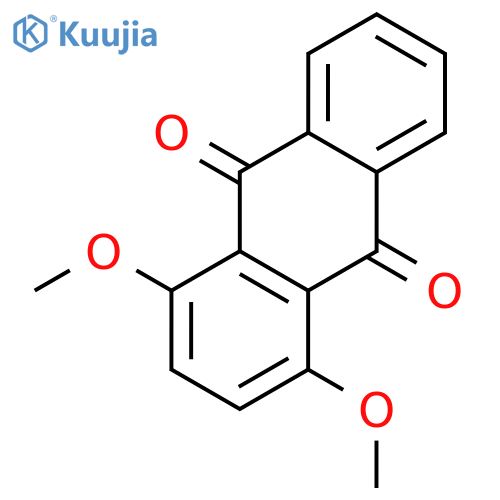 1,4-dimethoxyanthracene-9,10-dione structure